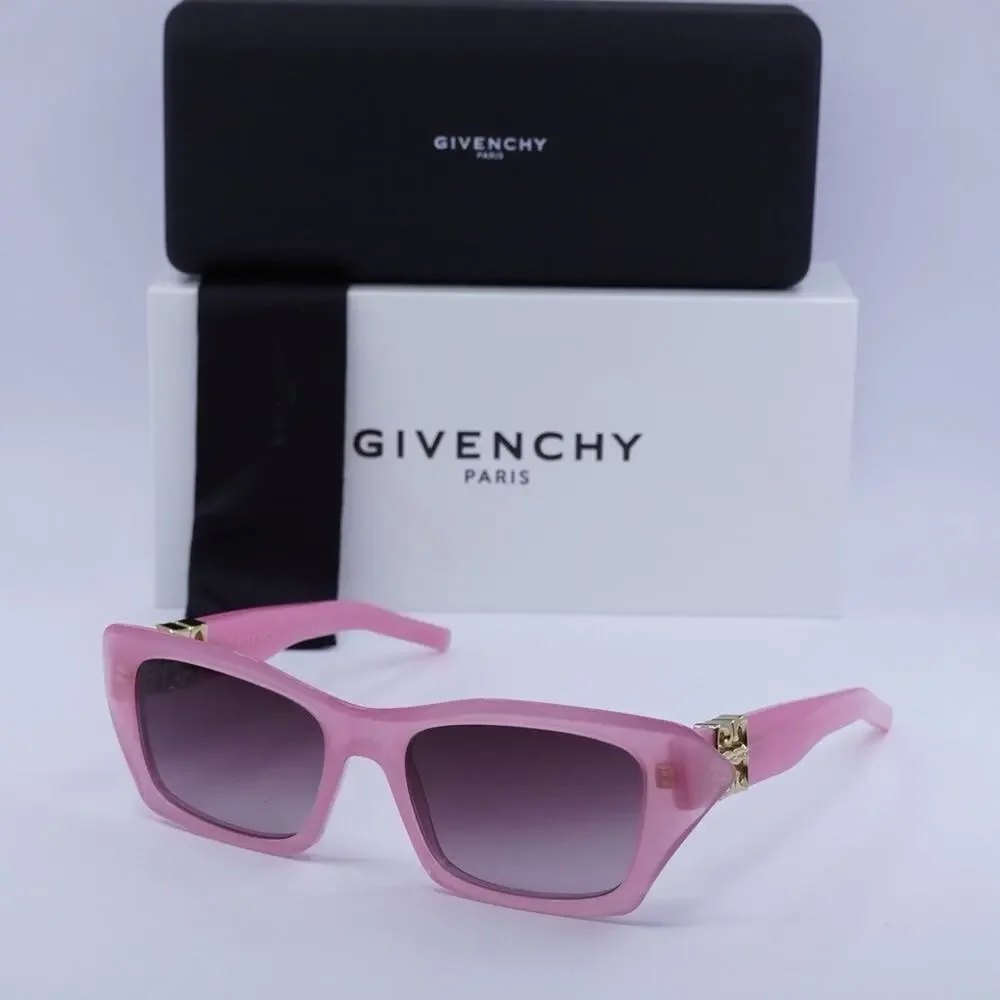 New! Givenchy Pink Sunglasses with Gold Accent, GV40103I 72Z, Authentic